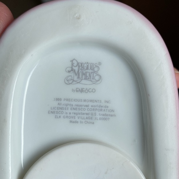 🙏💕Precious Moments “Jesus Loves Me” bootie bank vintage 1999 baby/girl/pink. - Picture 7 of 10